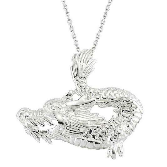 Dragon Silver Pendant