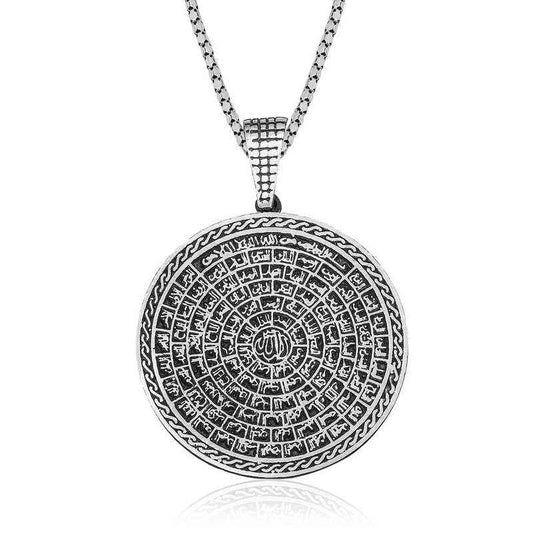 Esma-ül Hüsna Silver Necklace