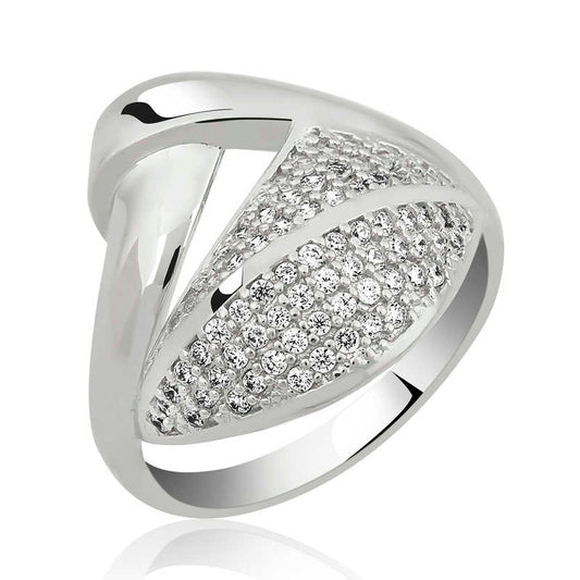 Bague en argent pour femme modèle fantaisie