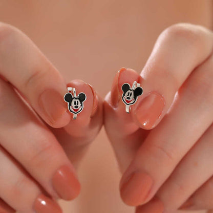 Mouse Children's Silver Earrings
