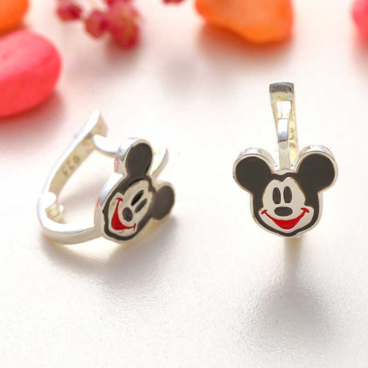 Mouse Children's Silver Earrings
