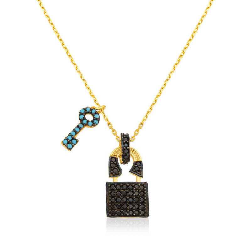 The Key to My Heart Women's Silver Necklace