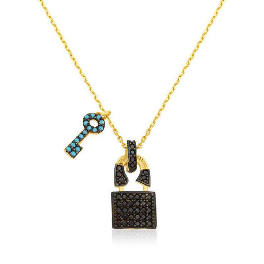 The Key to My Heart Women's Silver Necklace