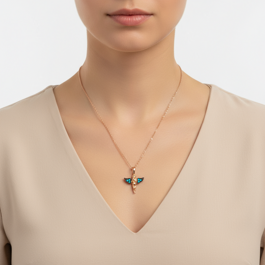 Angel Women's Silver Necklace