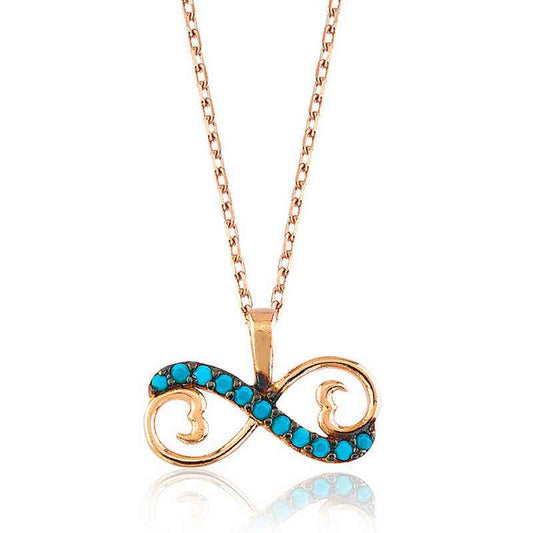 Heart Infinity Women's Silver Pendant
