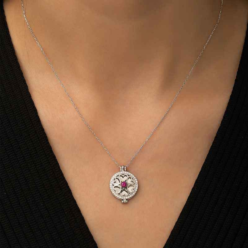 Secret Love Silver Necklace
