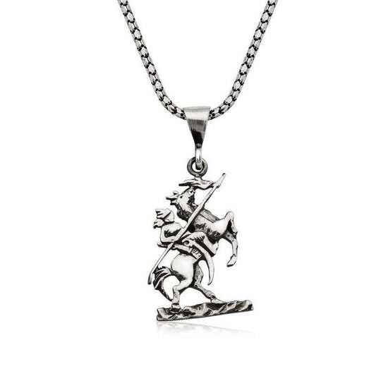 Göktürk Cavalry Silver Pendant