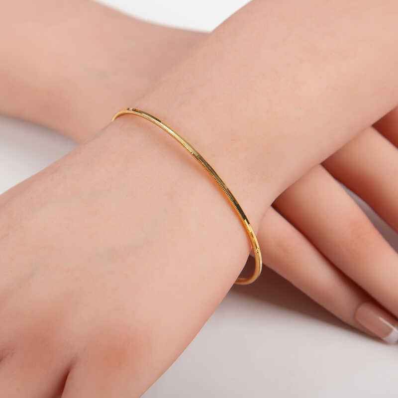 Gold Plated Ajda Women's Silver Bracelet