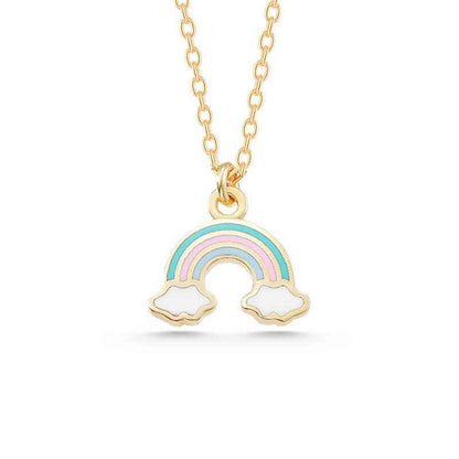 Gold Plated Rainbow Women's Silver Necklace