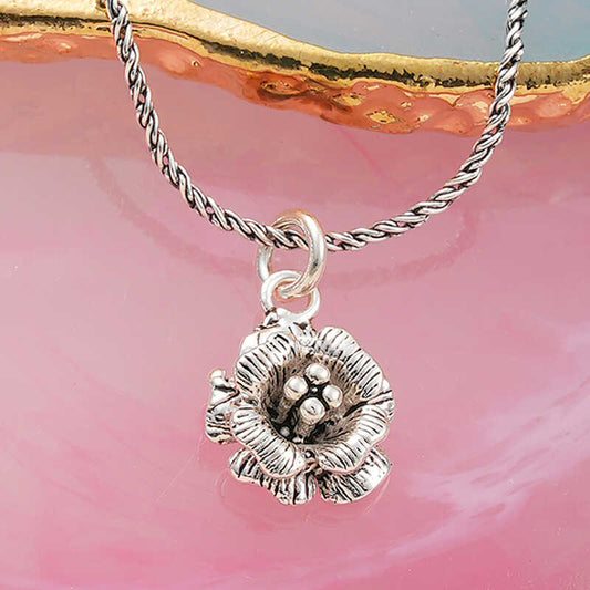 Rose Women's Silver Necklace