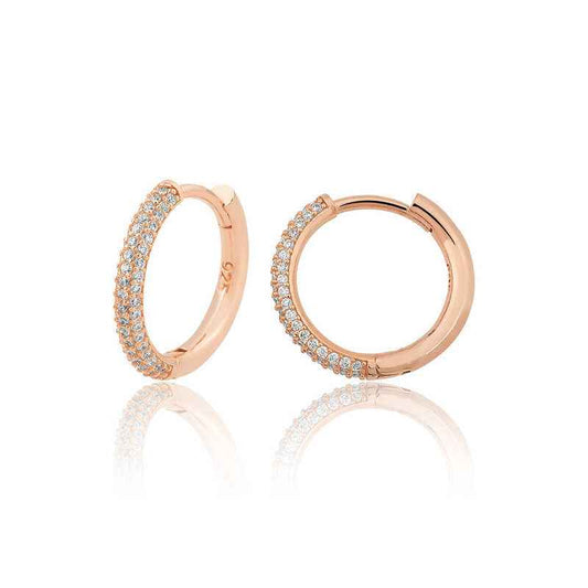 Women's Silver Hoop Earrings