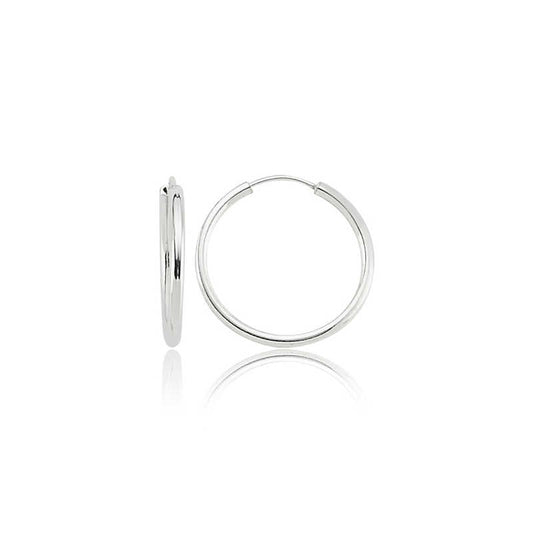 Boucles d'oreilles créoles en argent