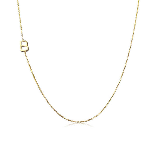 Letter Women's Silver Necklace