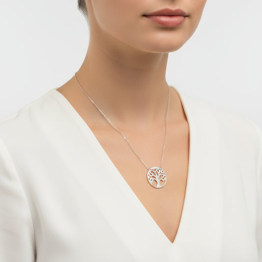 Tree of Life Women's Silver Necklace