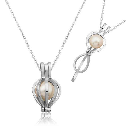Pearl Women's Silver Necklace