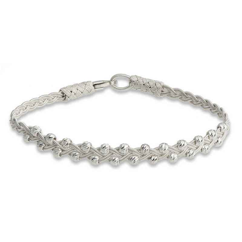 Kazaziye Knit Silver Bracelet