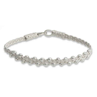 Kazaziye Knit Silver Bracelet