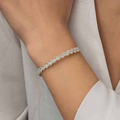 Kazaziye Knit Silver Bracelet