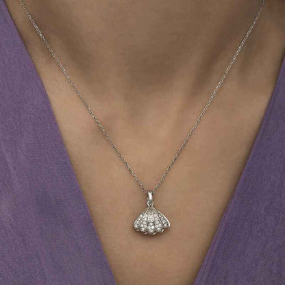 Pearl Oyster Women's Silver Necklace