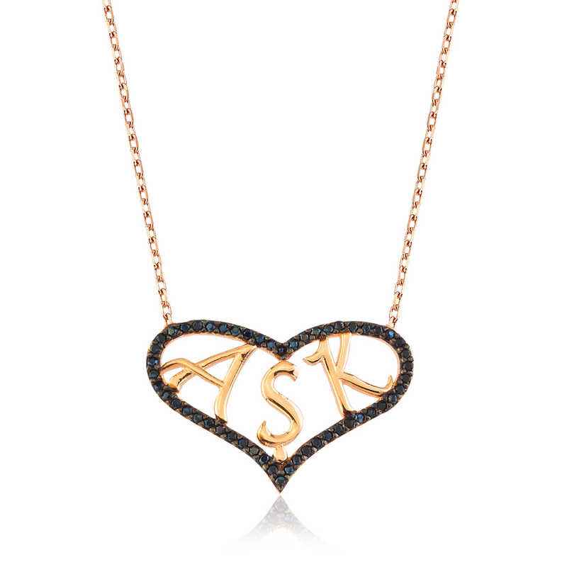 Heart Love Women's Silver Necklace