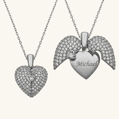 The Secret in My Heart Silver Pendant