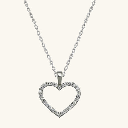 Heart Women's Silver Necklace