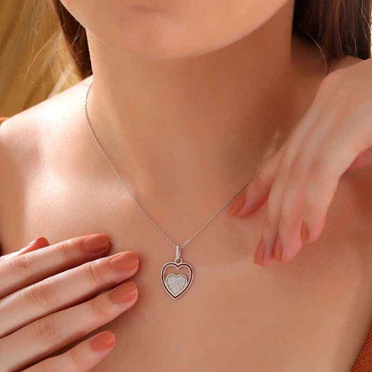 Heart Women's Silver Necklace
