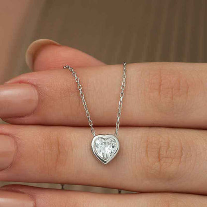 Heart Women's Silver Necklace