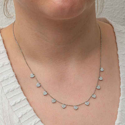 Lucky Heart Women's Silver Necklace