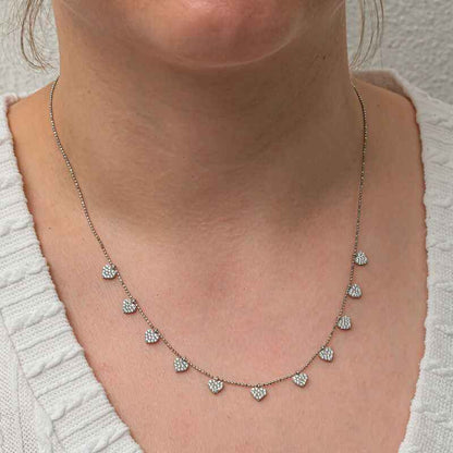 Lucky Heart Women's Silver Necklace