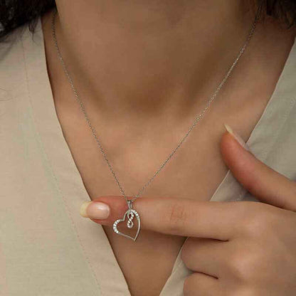 Heart Infinity Women's Silver Necklace