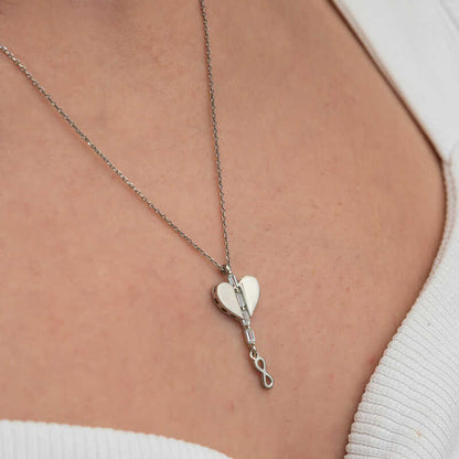Heart Infinity Women's Silver Necklace