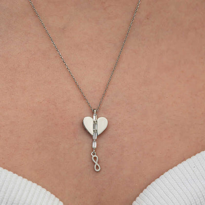 Heart Infinity Women's Silver Necklace