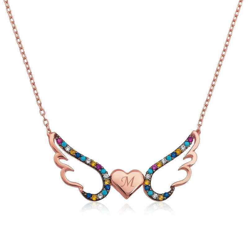 Winged Heart Silver Pendant