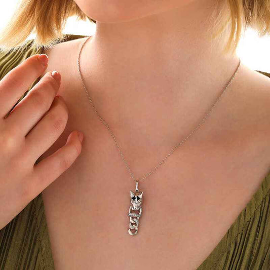 Tiger Figure Women's Silver Pendant