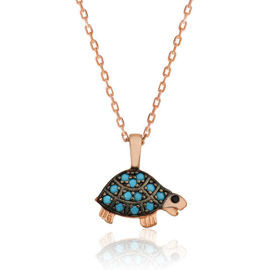 Collier Tortue en Argent pour Femme