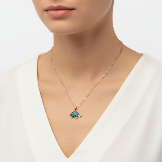 Turtle Women's Silver Necklace
