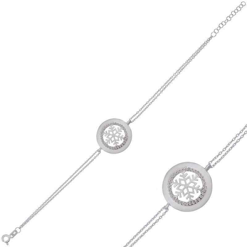 Snowflake Women's Silver Bracelet