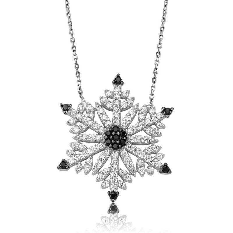 Snowflake Women's Silver Necklace