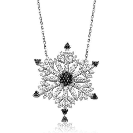 Snowflake Women's Silver Necklace