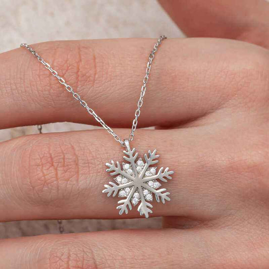 Snowflake Women's Silver Pendant