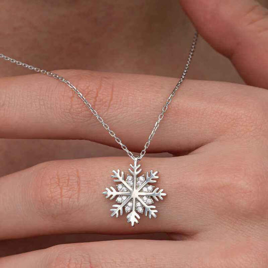 Snowflake Women's Silver Pendant