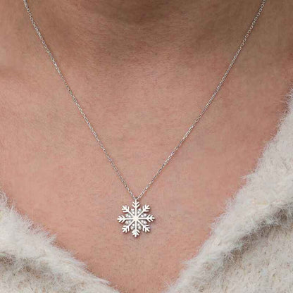 Snowflake Women's Silver Pendant