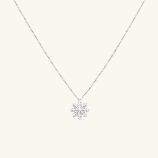 Snowflake Women's Silver Pendant
