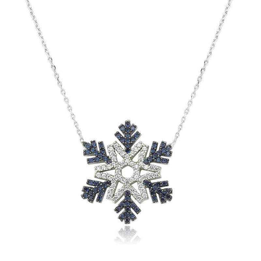 Snowflake Women's Silver Necklace