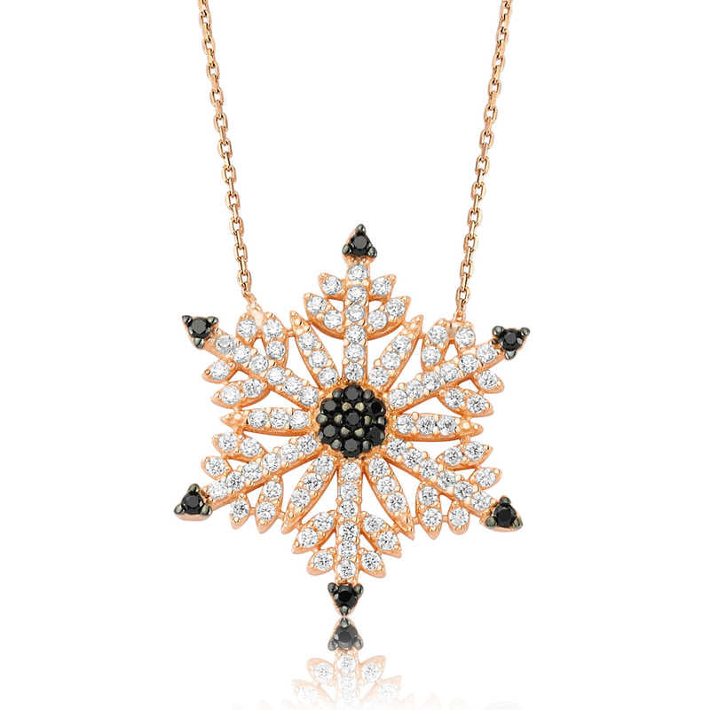 Snowflake Women's Silver Necklace