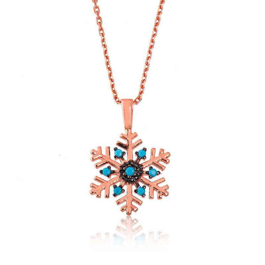 Snowflake Women's Silver Necklace