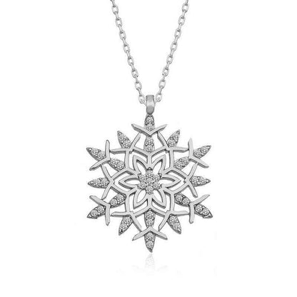 Snowflake Silver Pendant