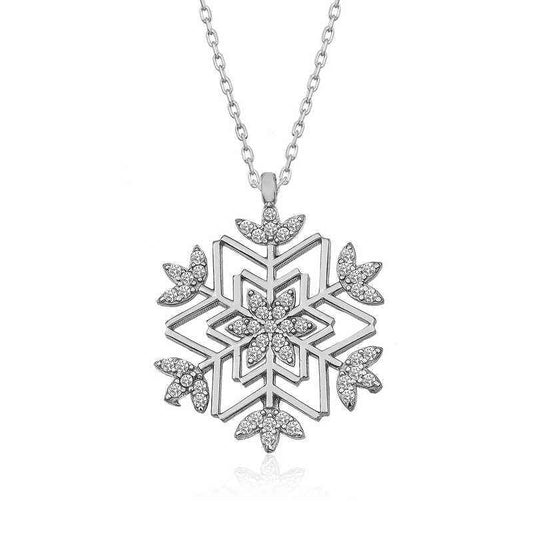 Snowflake Silver Pendant