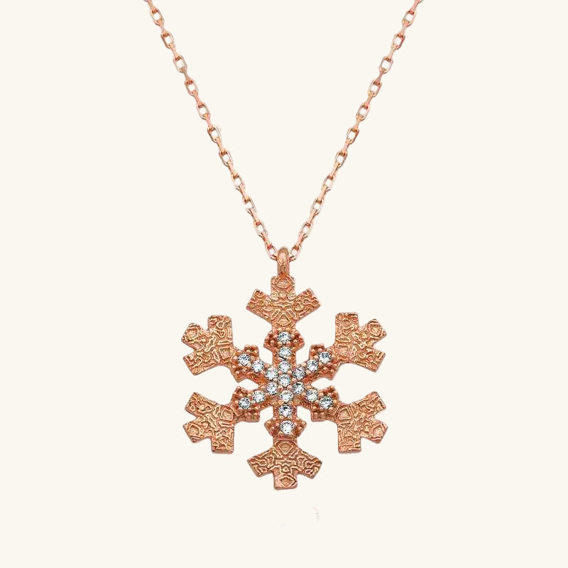 Snowflake Women's Silver Necklace